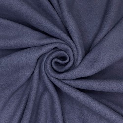 Ткань Флис Односторонний 130 гр/м2, цвет Темно-серый (на отрез)  в Комсомольске-на-Амуре