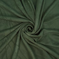 Ткань Флис Односторонний 130 гр/м2, цвет Темный хаки (на отрез)  в Комсомольске-на-Амуре