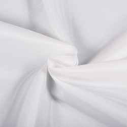 Ткань подкладочная Таффета 190Т, цвет Белый (на отрез)  в Комсомольске-на-Амуре