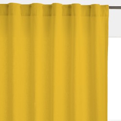 Штора уличная на Трубной ленте (В-220*Ш-145) Желтая, (ткань Оксфорд 600)  в Комсомольске-на-Амуре