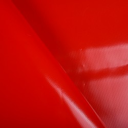Ткань ПВХ 450 гр/м2, Красный (на отрез)  в Комсомольске-на-Амуре