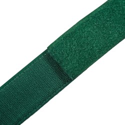 Контактная лента 40мм (38мм) цвет Зелёный (велькро-липучка, на отрез)  в Комсомольске-на-Амуре