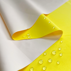 Водонепроницаемая Дышащая Мембранная ткань PU 10'000, цвет Жёлтый (на отрез)  в Комсомольске-на-Амуре