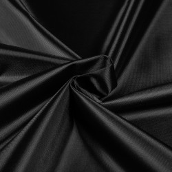 *Ткань Оксфорд 210D PU, цвет Черный (на отрез)  в Комсомольске-на-Амуре