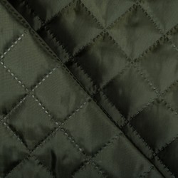 Стеганая подкладочная ткань с синтепоном (100гр/м2),  Хаки   в Комсомольске-на-Амуре