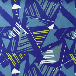 Ткань Оксфорд 210D PU, принт &quot;Лимонные треугольники&quot;   в Комсомольске-на-Амуре