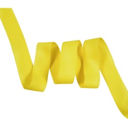 Окантовочная лента-бейка, цвет Жёлтый 22мм (на отрез)  в Комсомольске-на-Амуре
